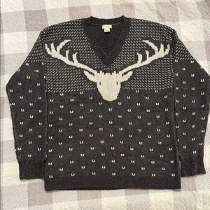 J. Crew Reindeer Sweater